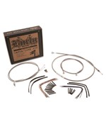 Braided Stainless Steel Cable Kits for Softails