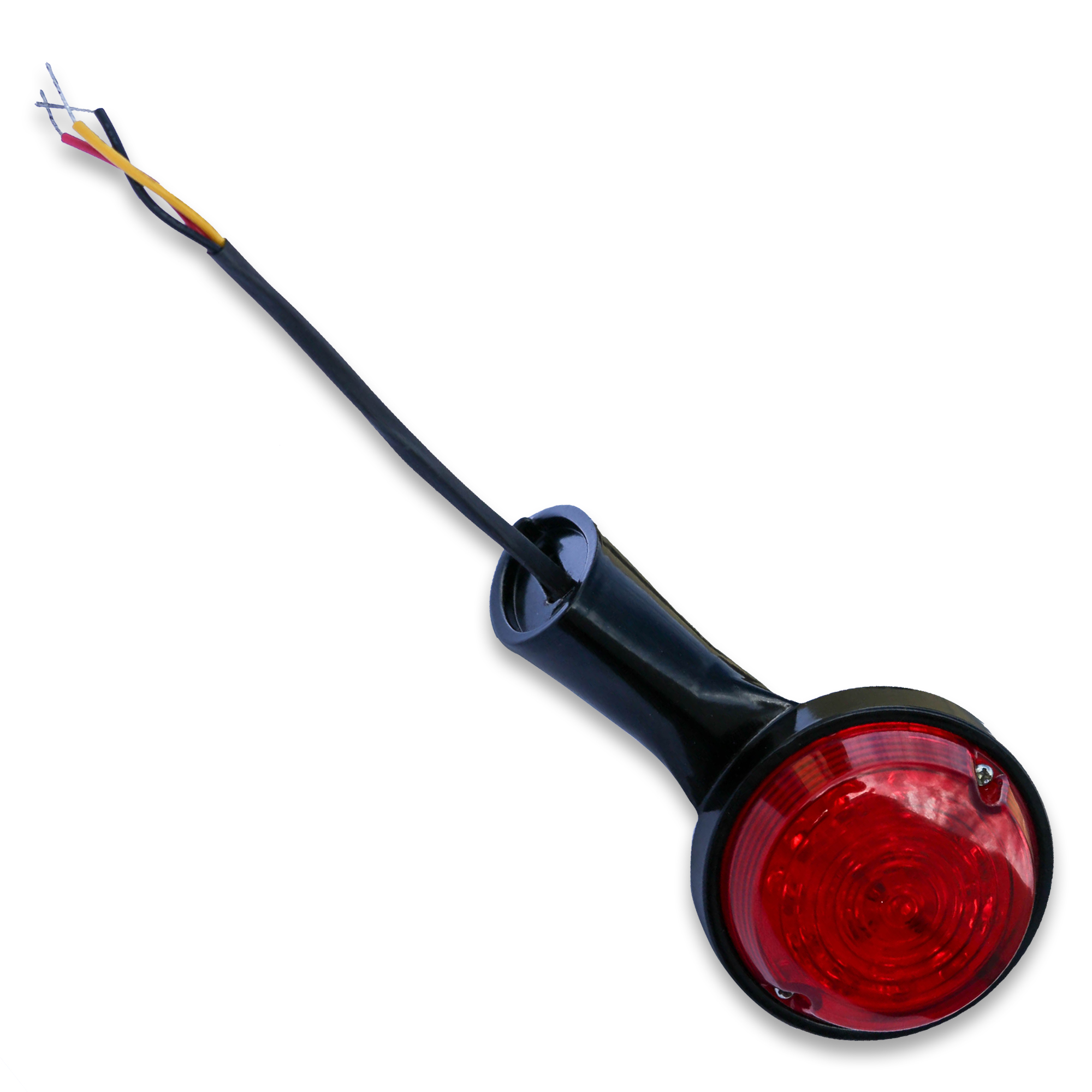 Harley Strut Mount Red LED Turn Signals LIGHTING Burly Brand