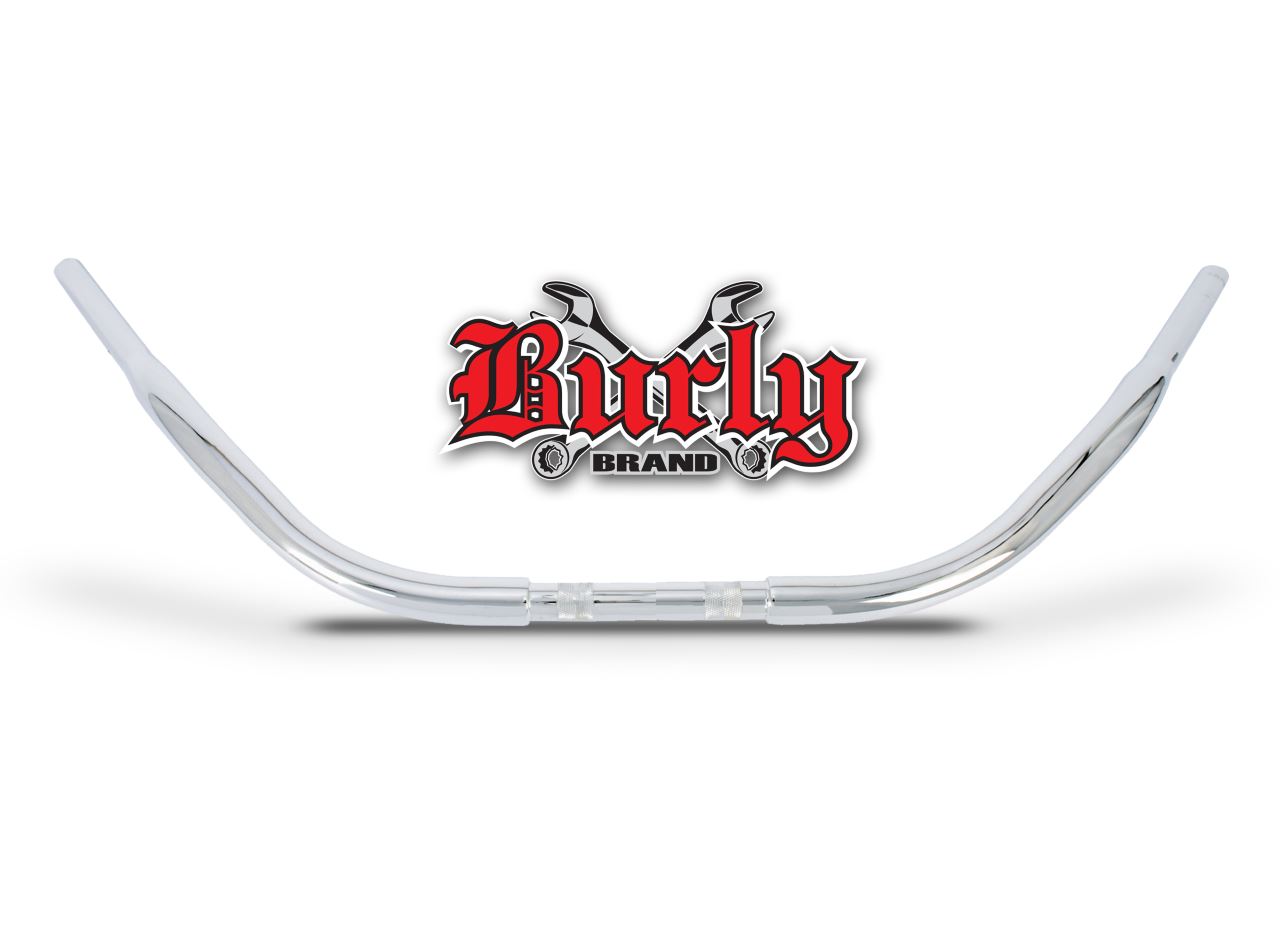 Burly B28-320T Bikini Bars Chrome 1.25" Tube Dimpled for HD Models