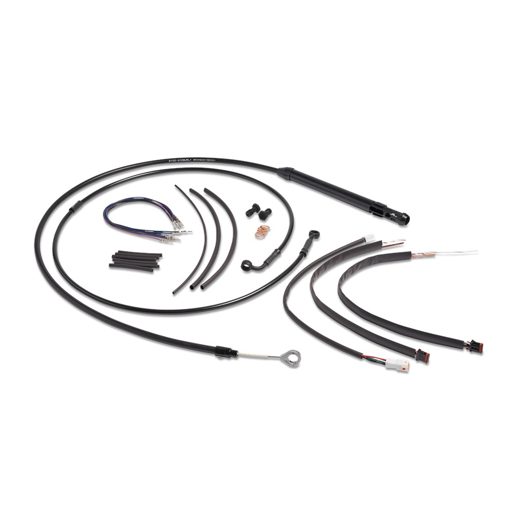 Black Cable Kits For Softails | CABLE KITS | Burly Brand