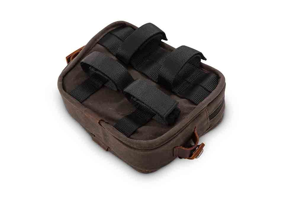 Burly Brand Voyager Handlebar Bag; Dark Oak B15-1012D